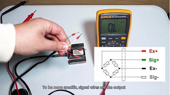 如何用萬用表檢查稱重傳感器？