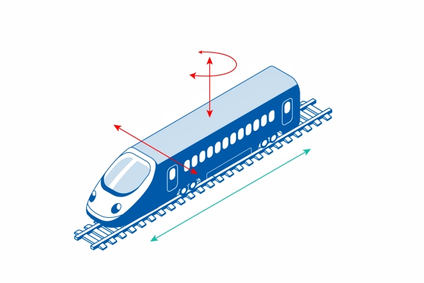 圖像描繪了直線軌道上的火車?；疖囍荒芟蚯?向后移動