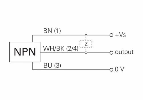 IFFM 12N17A3/S05L 電感式接近開(kāi)關(guān)的接線圖